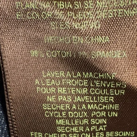 Kut from the Kloth Bermuda Shorts 6 Blue Long Length Womens Measures 30 x 13 - Picture 5 of 8